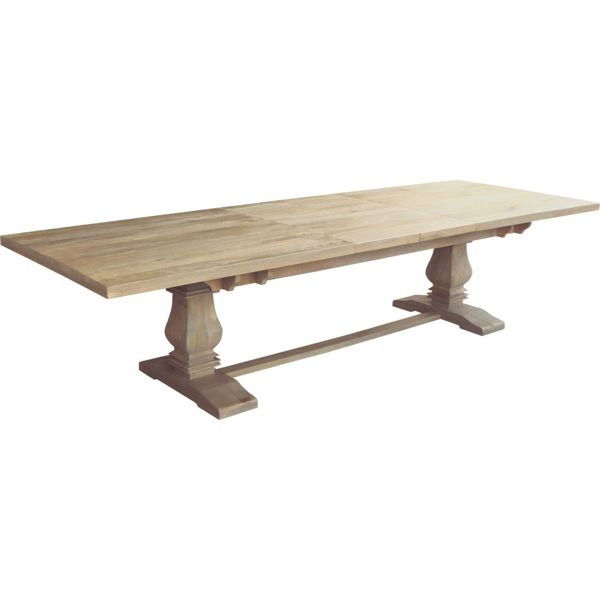 Gloriosa 11pc Dining Set with Extendable 258-348cm Table & 10 Chairs - Mango Wood Honey Wash - Cosy Abode