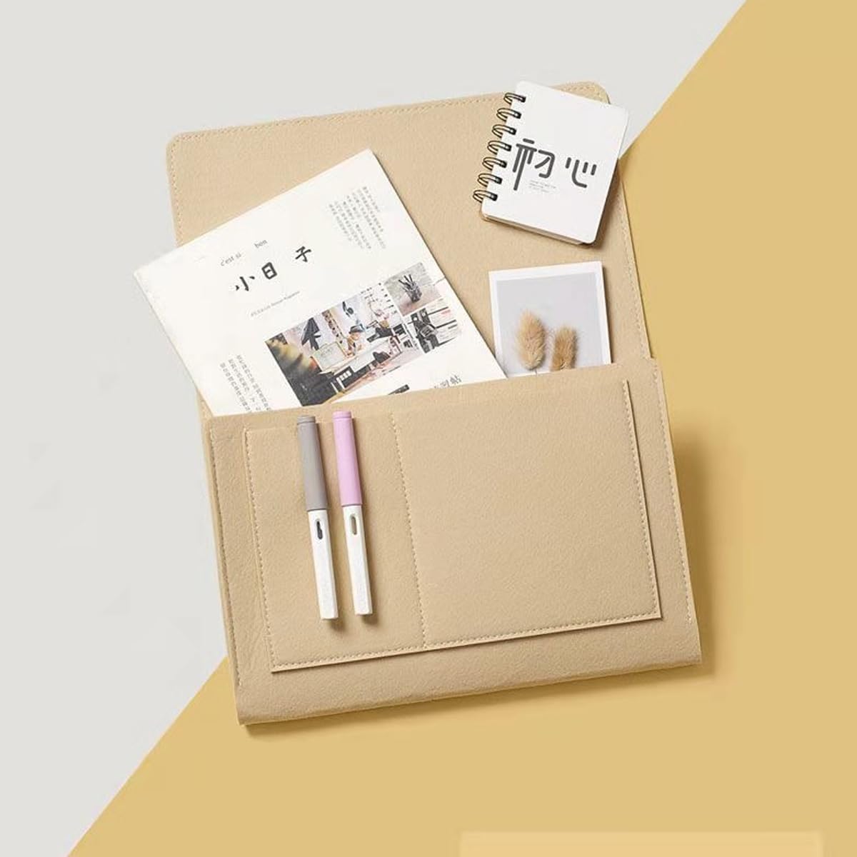 Bed Organiser Bed Caddy Sofa Organiser Bedside Organiser Book Magazines Organiser Black - Cosy Abode