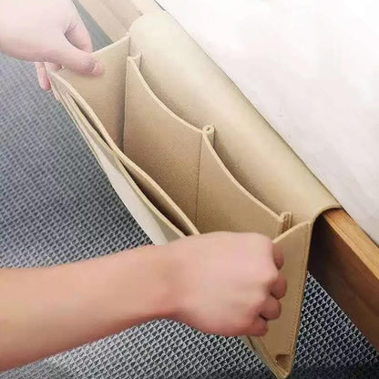 Bed Organiser Bed Caddy Sofa Organiser Bedside Organiser Book Magazines Organiser Black - Cosy Abode