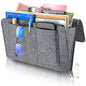 Bed Organiser Bed Caddy Sofa Organiser Bedside Organiser Book Magazines Organiser Grey - Cosy Abode