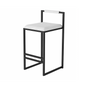 Interior Ave - La Maison Designer White Velvet Bar Stool - Set of 2 - Cosy Abode