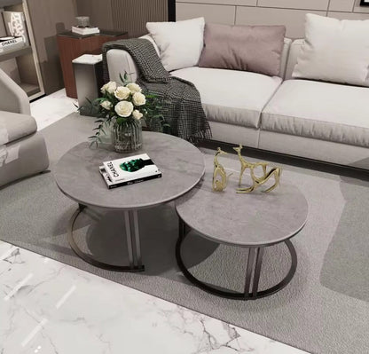 Interior Ave - Premier Nested Coffee Table Set - Grey Stone - Cosy Abode