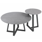 Interior Ave - Broadway Two Tier Coffee Table Set - Stone Grey - Cosy Abode