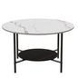 Interior Ave - Duke Round Two Tier Stone Coffee Table - Cosy Abode