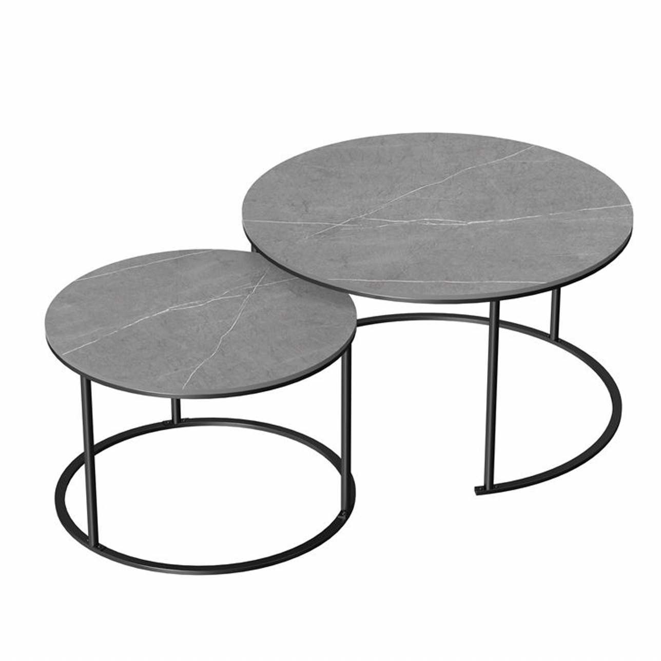 Interior Ave - Executive Stone Nested Coffee Table Set - Cosy Abode