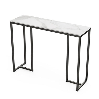 Interior Ave - Stone Marble Console - Marble & Black - Cosy Abode