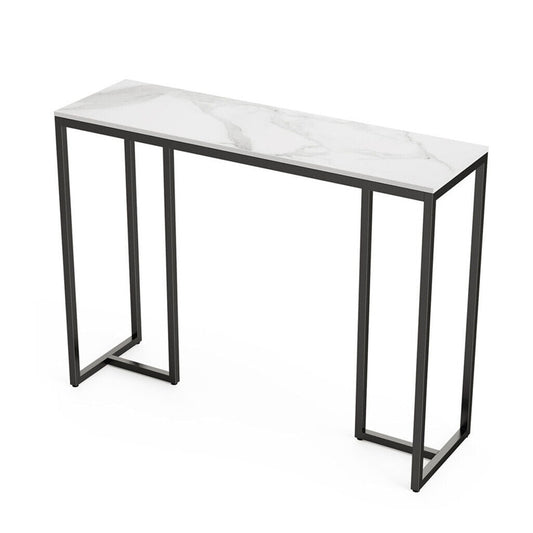 Interior Ave - Stone Marble Console - Marble & Black - Cosy Abode