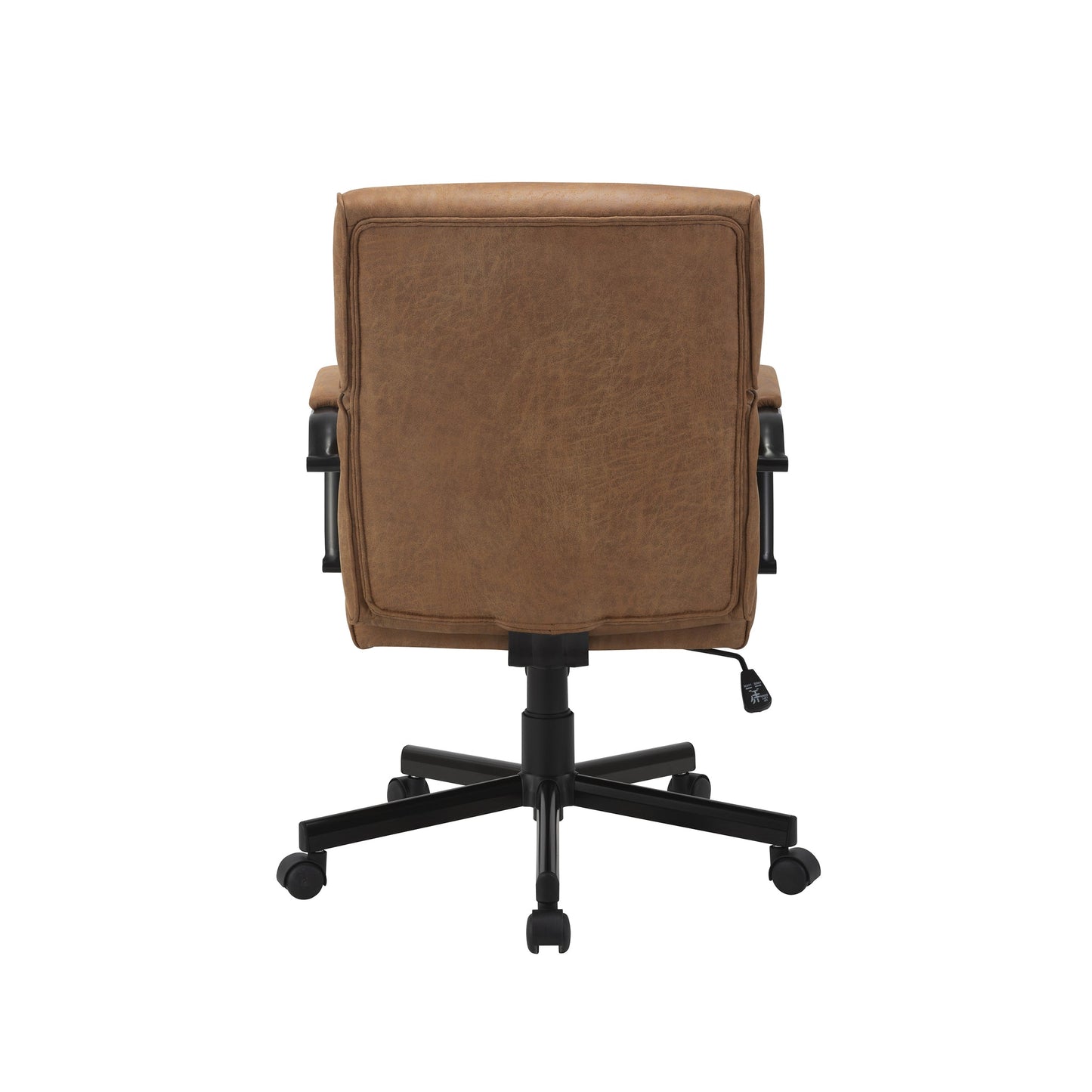 Beverly Home Office Chair In Brown Fabric - Cosy Abode