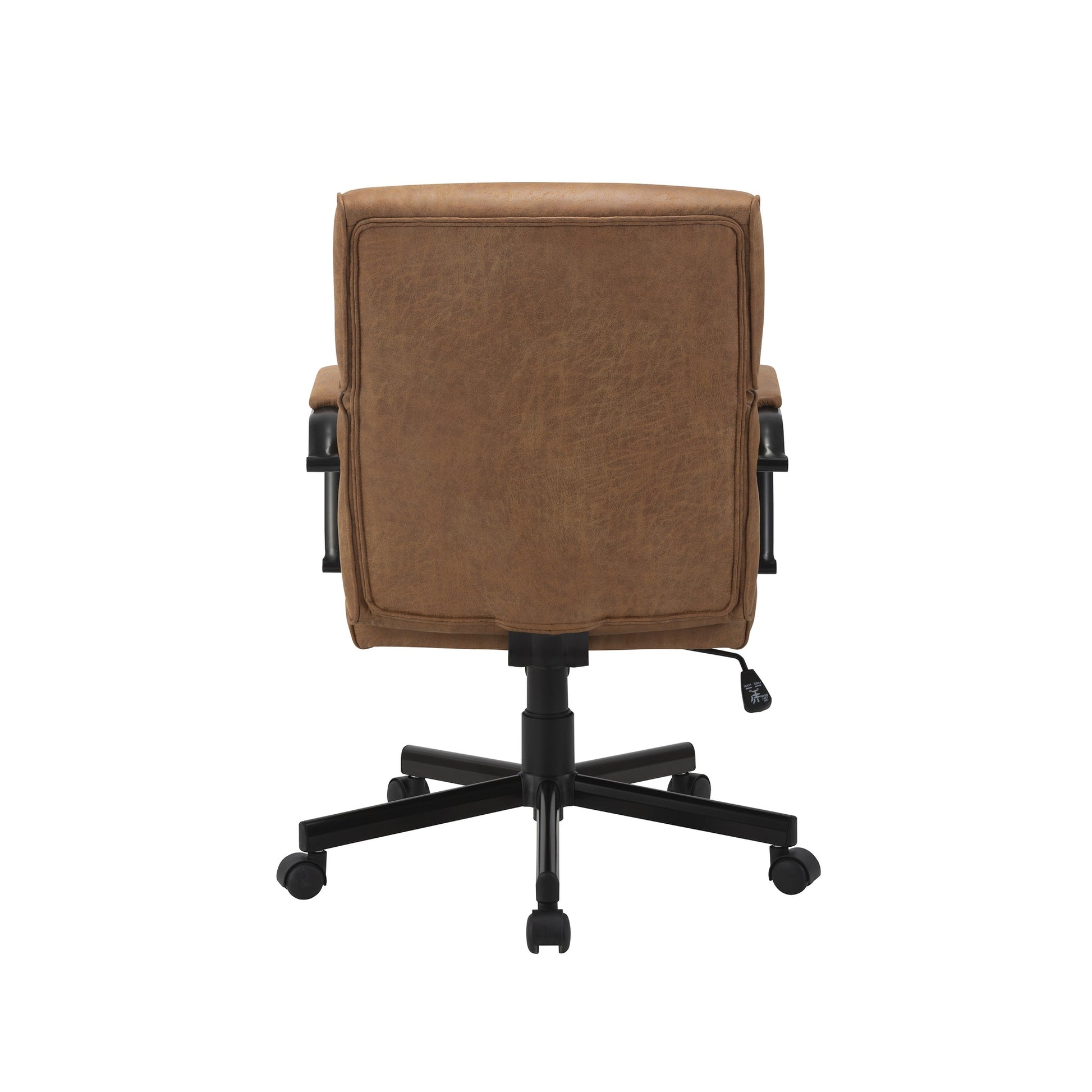 Beverly Home Office Chair In Brown Fabric - Cosy Abode