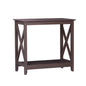 Coastal Console Table in Walnut - Cosy Abode