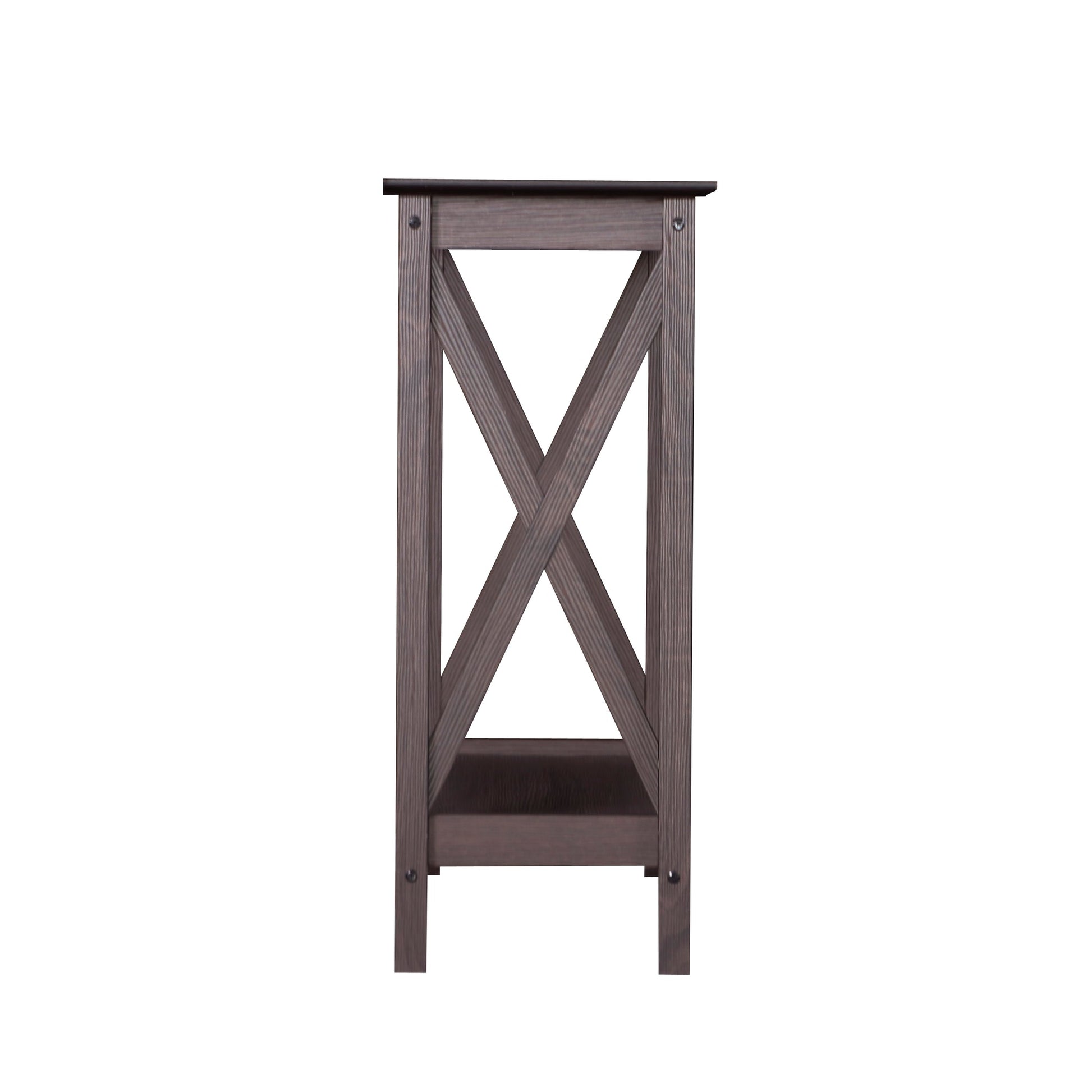 Coastal Console Table in Walnut - Cosy Abode