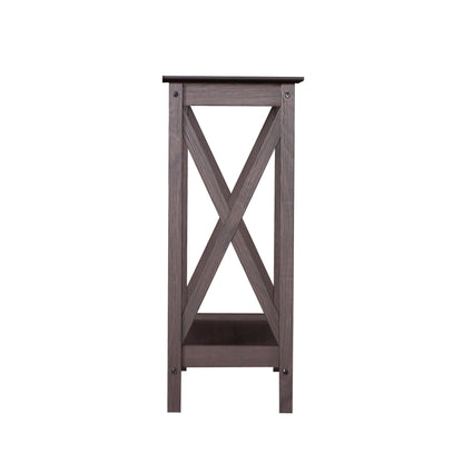 Coastal Console Table in Walnut - Cosy Abode