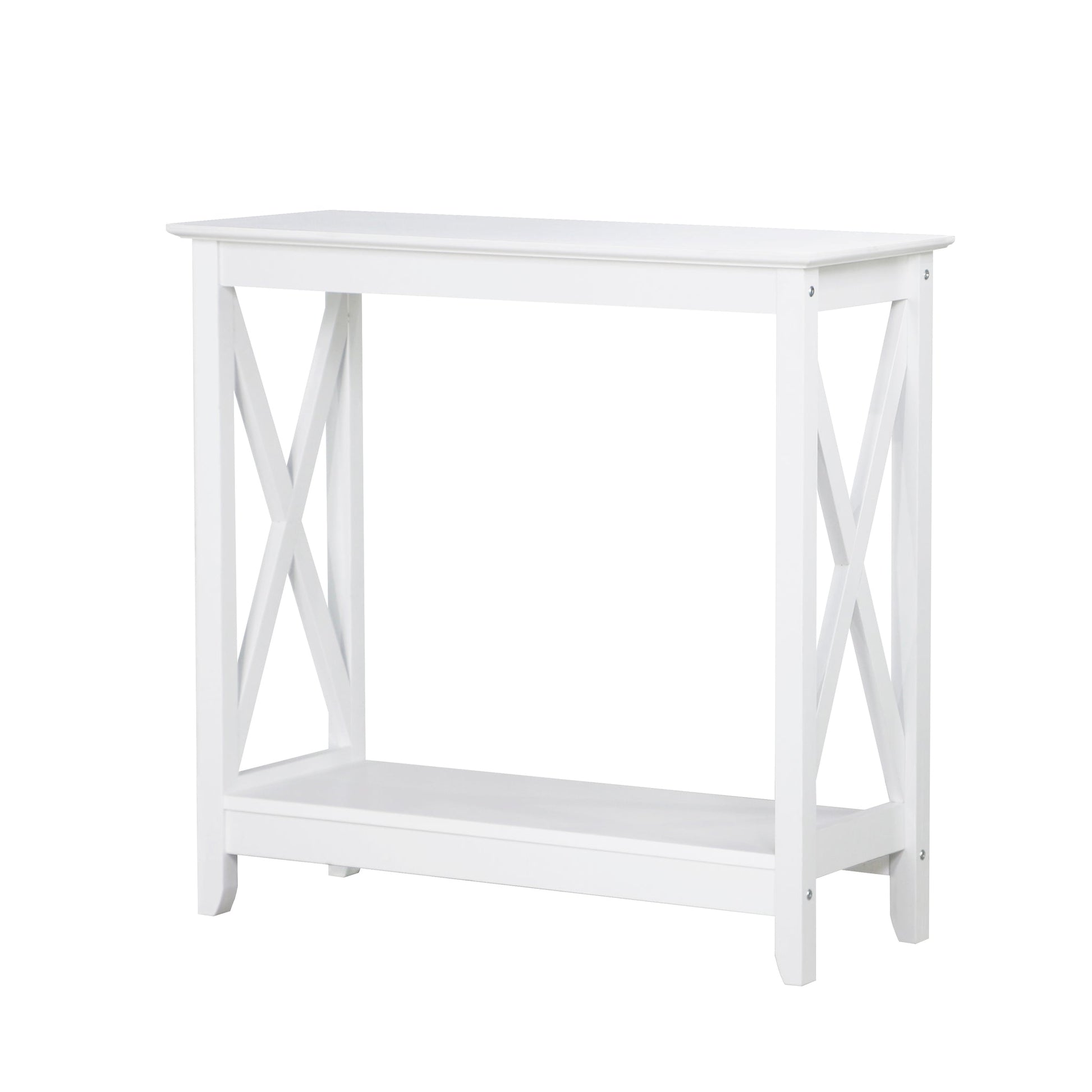 Coastal Console Table in White - Cosy Abode