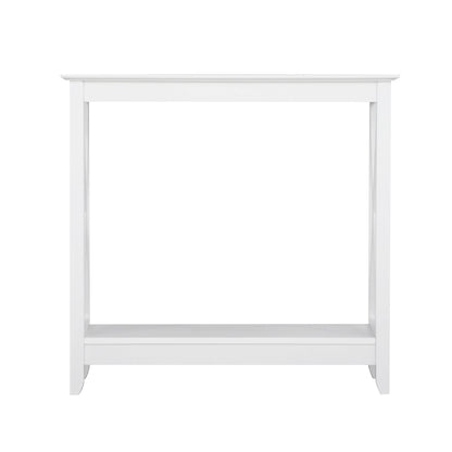 Coastal Console Table in White - Cosy Abode