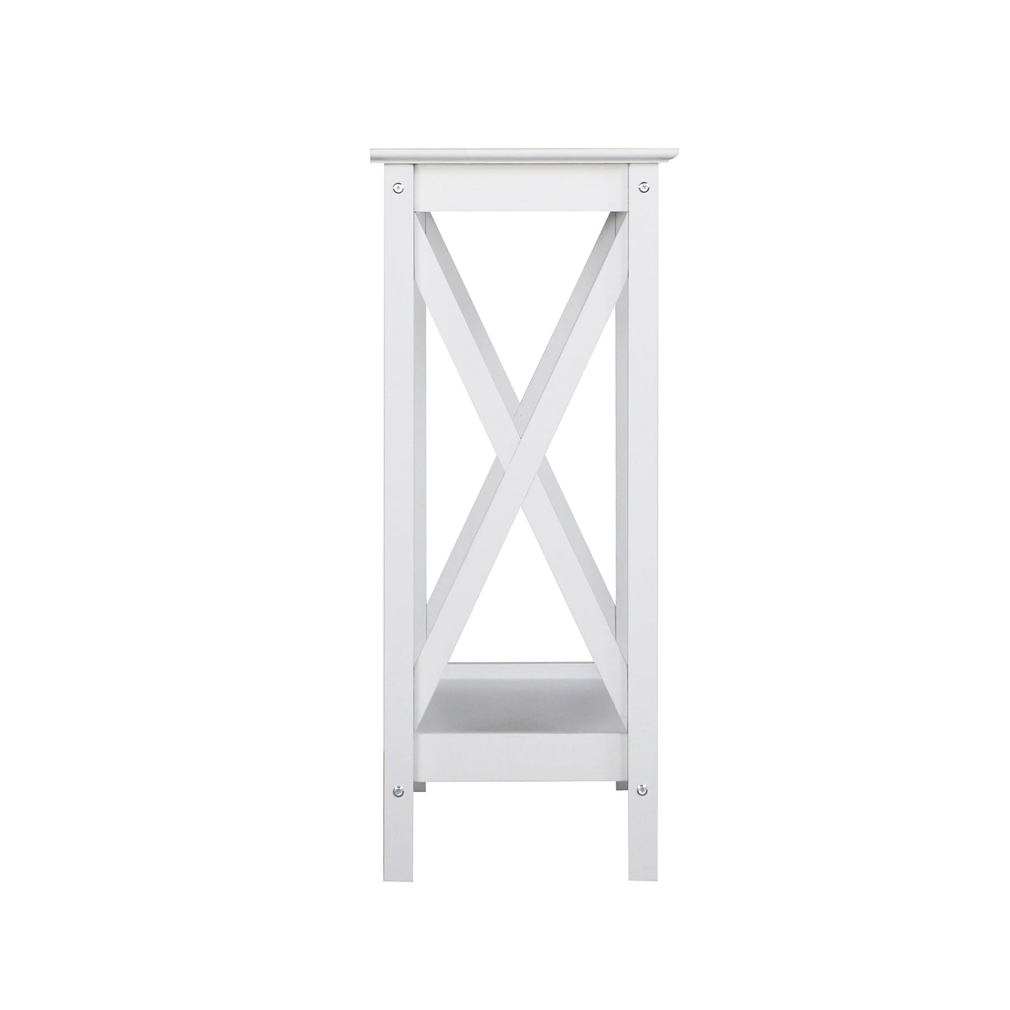 Coastal Console Table in White - Cosy Abode