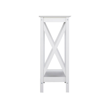 Coastal Console Table in White - Cosy Abode