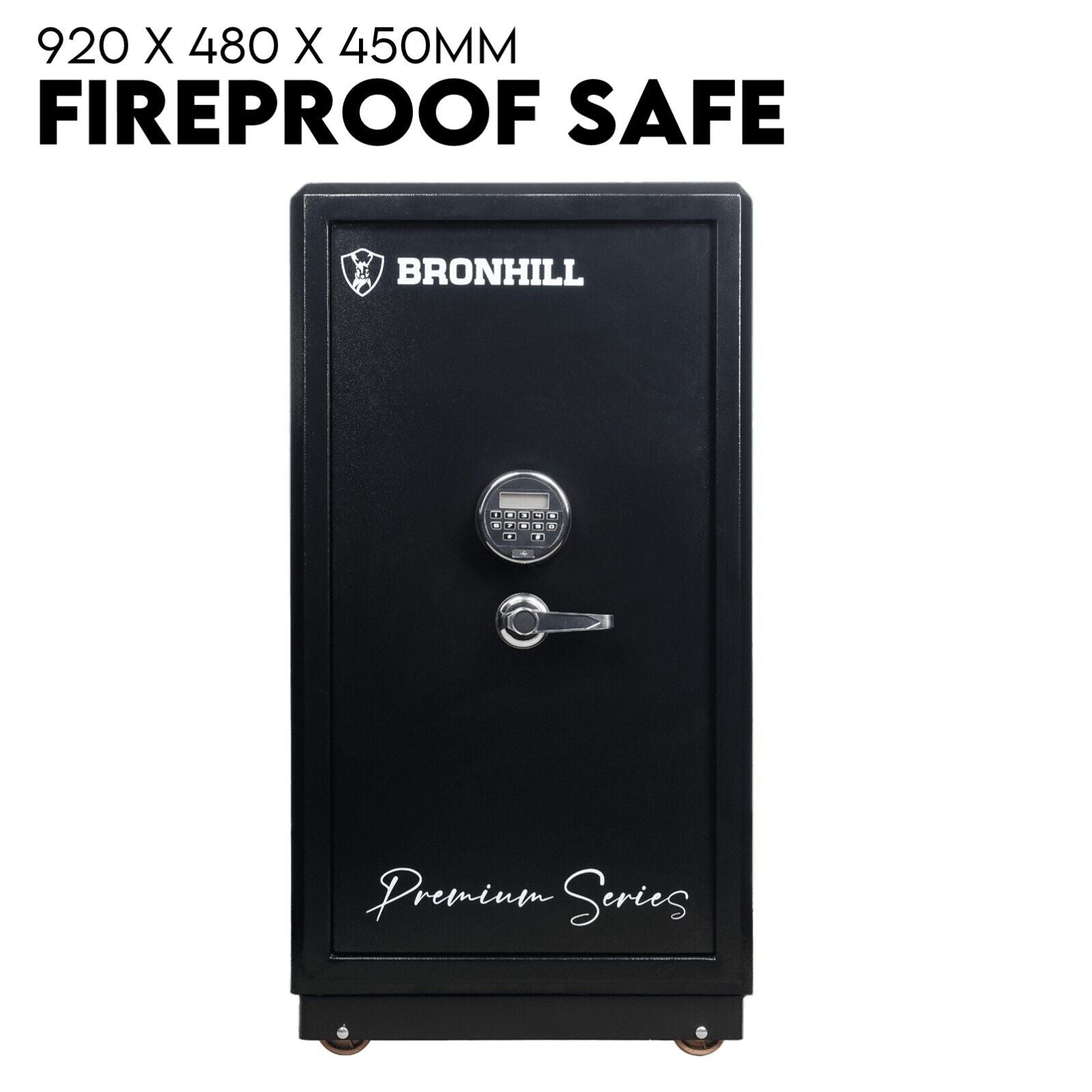 Electronic Digital Safe Box Fire Proof Safe Heavy Duty Key Lock Security 118L - Cosy Abode