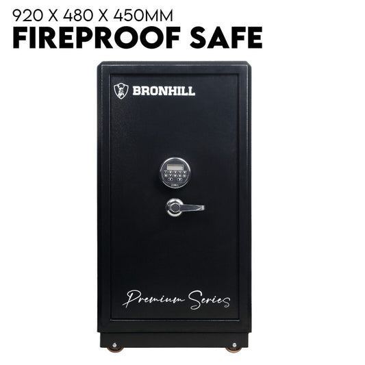 Electronic Digital Safe Box Fire Proof Safe Heavy Duty Key Lock Security 118L - Cosy Abode