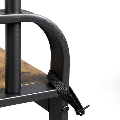 VASAGLE Industrial Coat Rack with Bench for Entryway - Cosy Abode