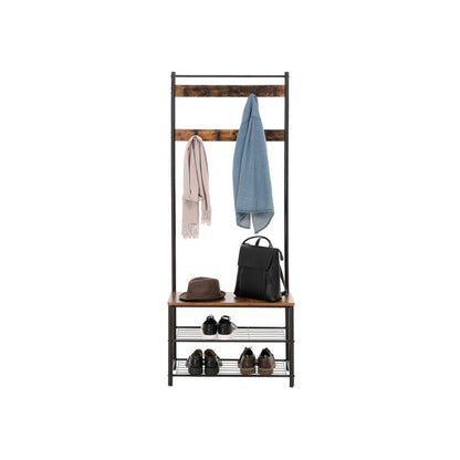 VASAGLE Vintage Entryway Coat Rack - Cosy Abode