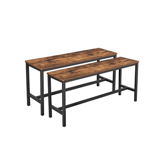 VASAGLE Set of 2 Dining Benches - Cosy Abode
