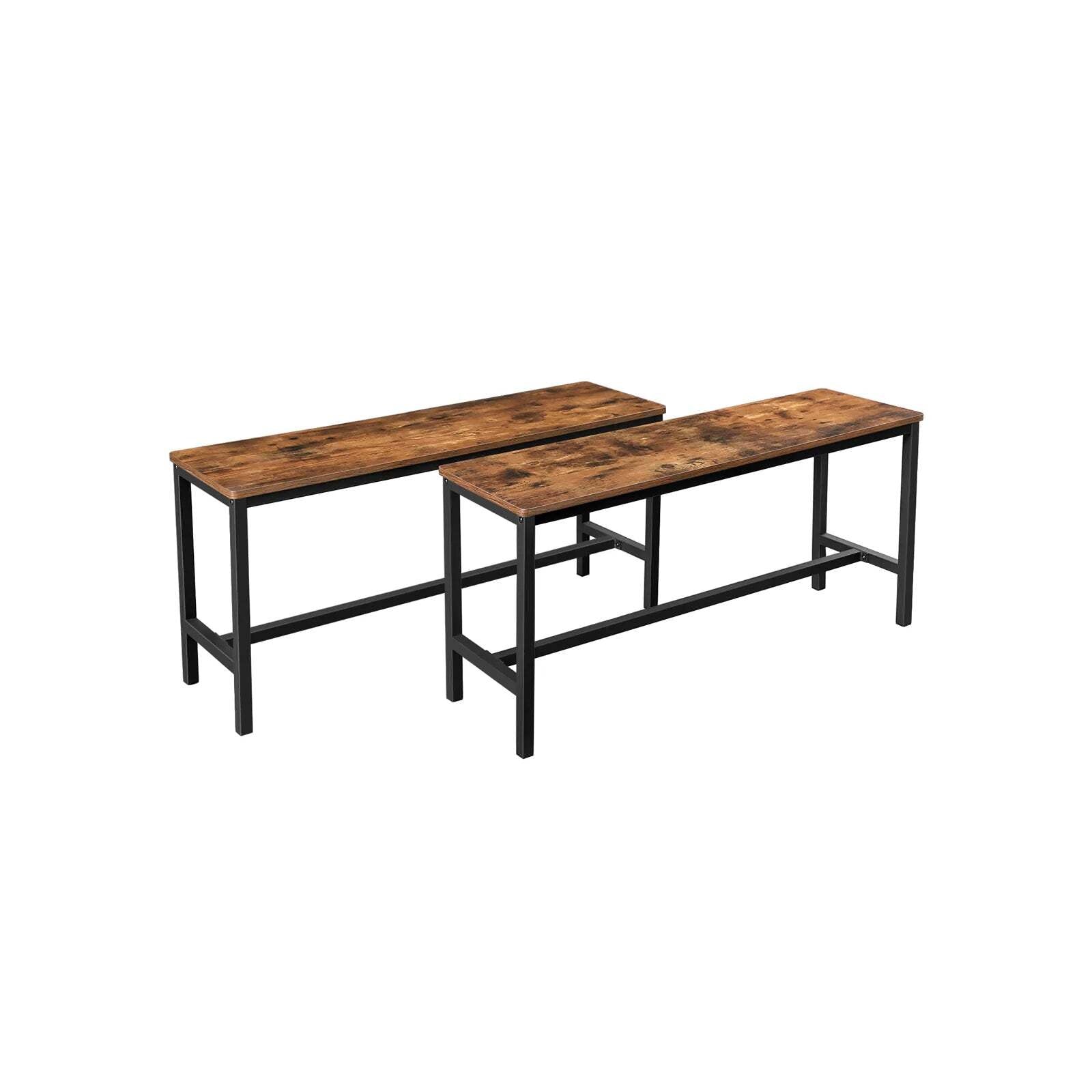 VASAGLE Set of 2 Dining Benches - Cosy Abode
