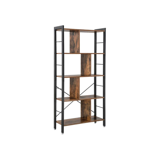 VASAGLE 4 Tier Bookshelf with Compartments - Cosy Abode
