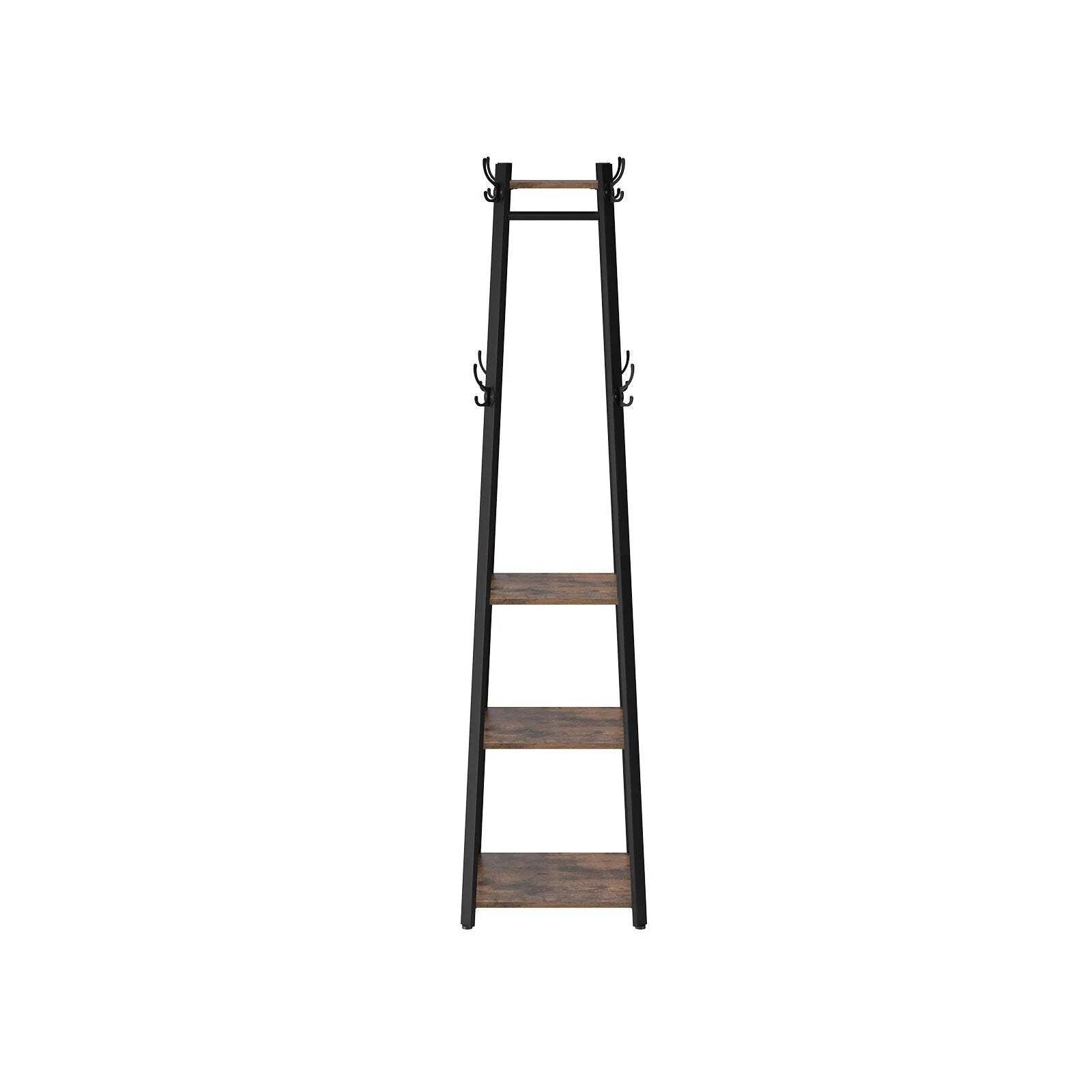 VASAGLE Coat Rack with 3 Shelves - Cosy Abode