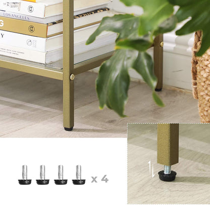 VASAGLE Sofa Console Table with 3 Shelves - Cosy Abode