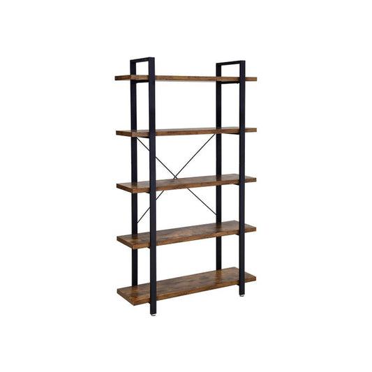 VASAGLE 5-Tier Industrial Grade Stable Bookcase - Cosy Abode