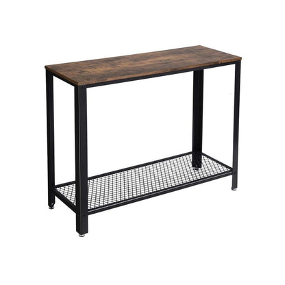 VASAGLE Console Table with Mesh Shelf - Cosy Abode