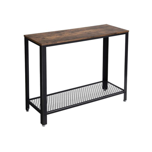 VASAGLE Console Table with Mesh Shelf - Cosy Abode