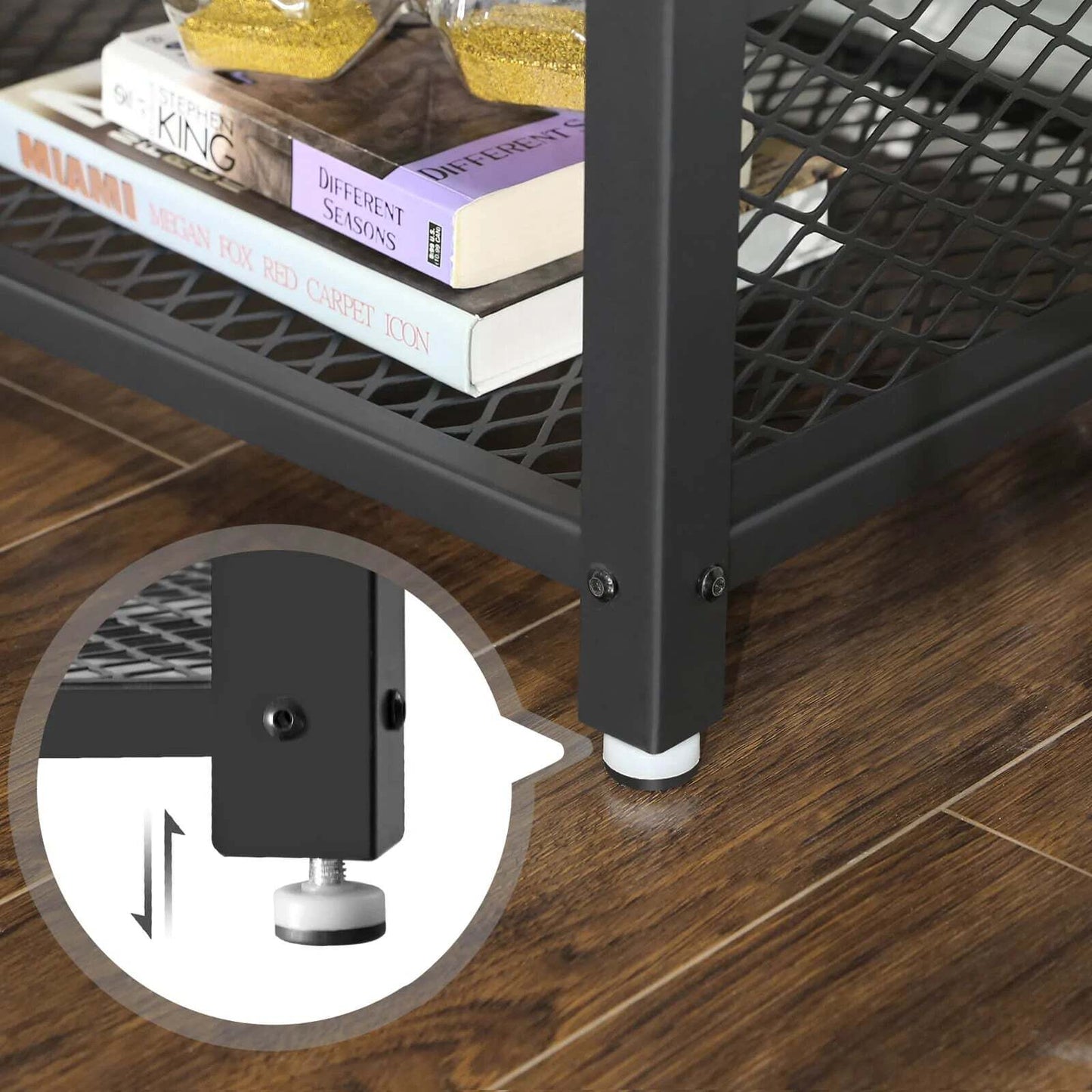 VASAGLE TV Stand 140cm Entertainment Unit with Shelves - Cosy Abode