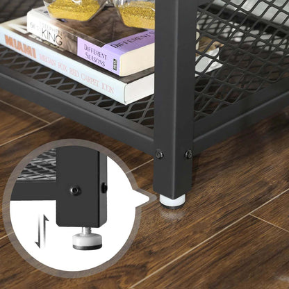 VASAGLE TV Stand 140cm Entertainment Unit with Shelves - Cosy Abode