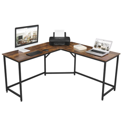 VASAGLE L-Shaped Computer Desk, Corner Desk for Study, Home Office, Gaming 149 x 149 x 75 cm - Cosy Abode