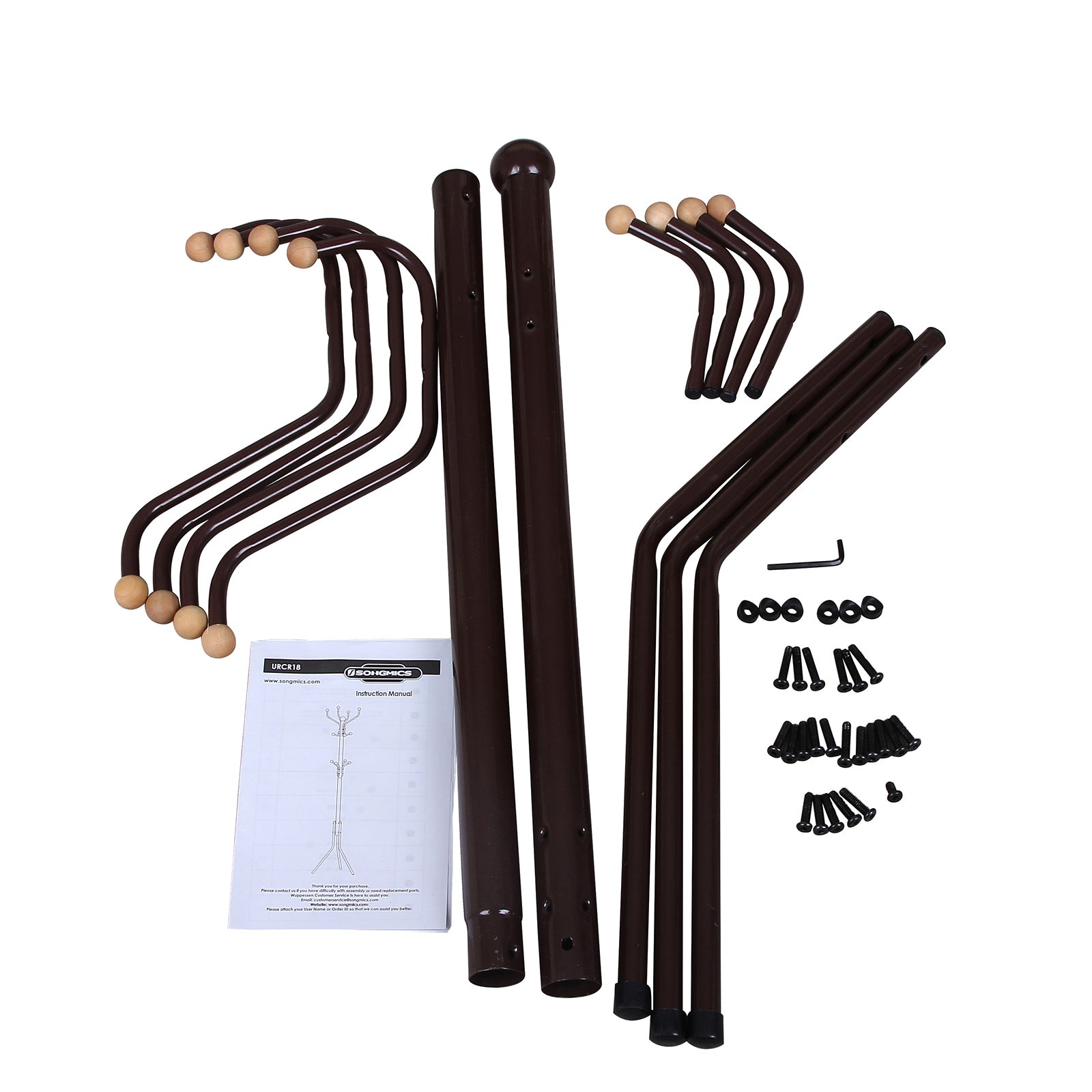 SONGMICS Coat Rack Freestanding Coat Tree - Cosy Abode