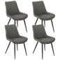 Tyler Fabric Chair (Set of 4) - Grey - Cosy Abode