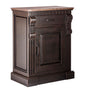 Iron Sideboard Buffet Cabinet with Drawer Storage and Wood Top - Cosy Abode