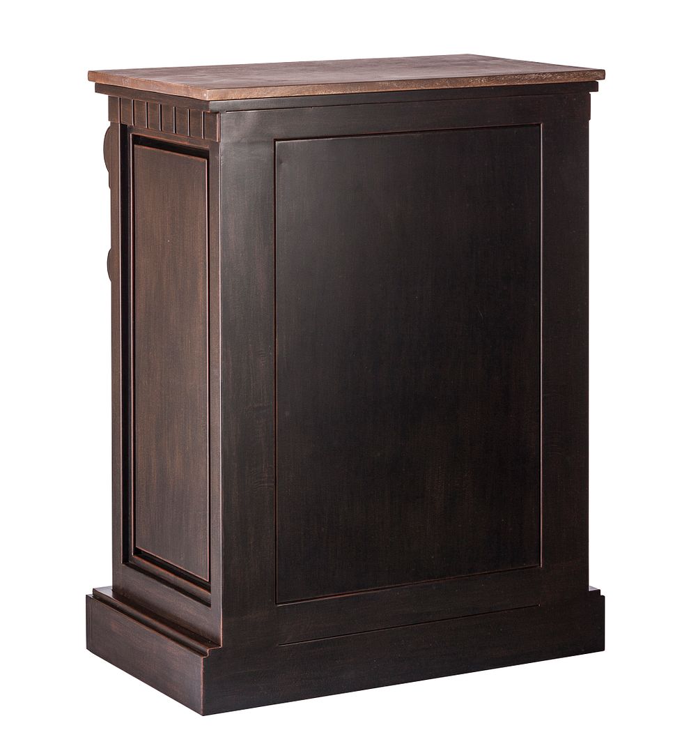 Iron Sideboard Buffet Cabinet with Drawer Storage and Wood Top - Cosy Abode