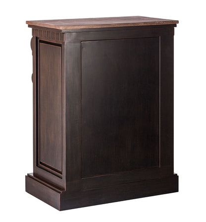 Iron Sideboard Buffet Cabinet with Drawer Storage and Wood Top - Cosy Abode
