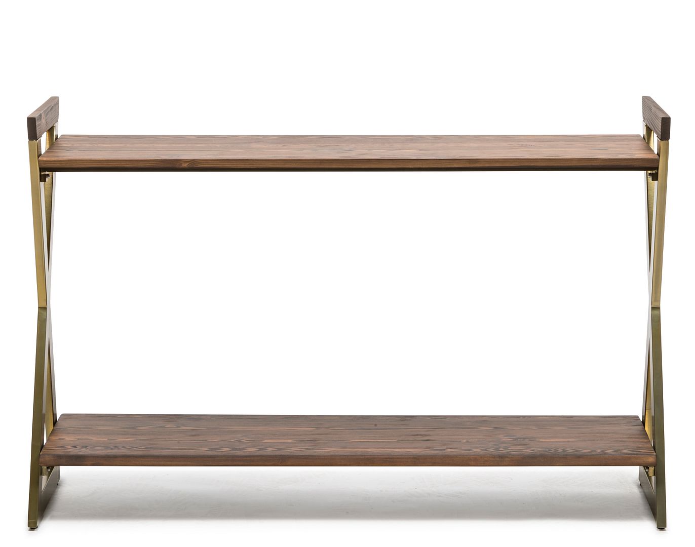 Wooden Entryway Hallway Console Table with Shelves - Cosy Abode