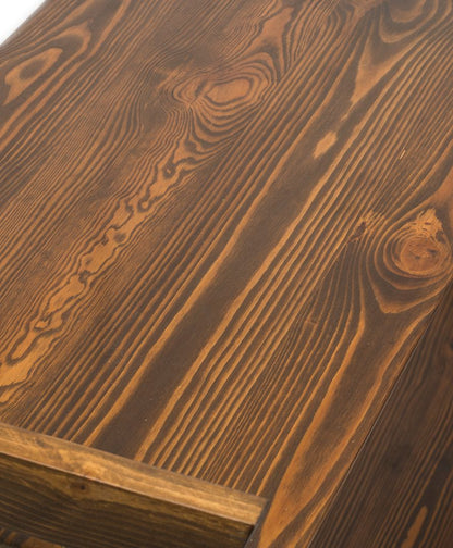 Wooden Entryway Hallway Console Table with Shelves - Cosy Abode