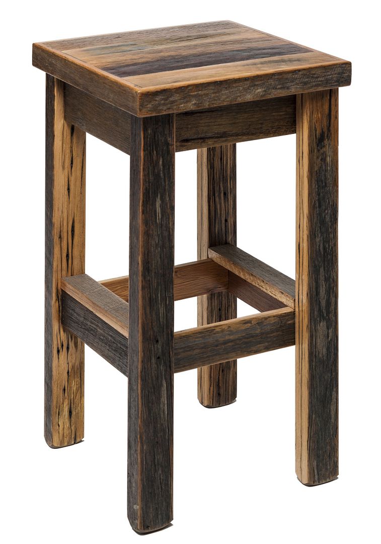 Australian Made Solid Hardwood Timber Bar Stool in Blonde Matt Finish - Cosy Abode