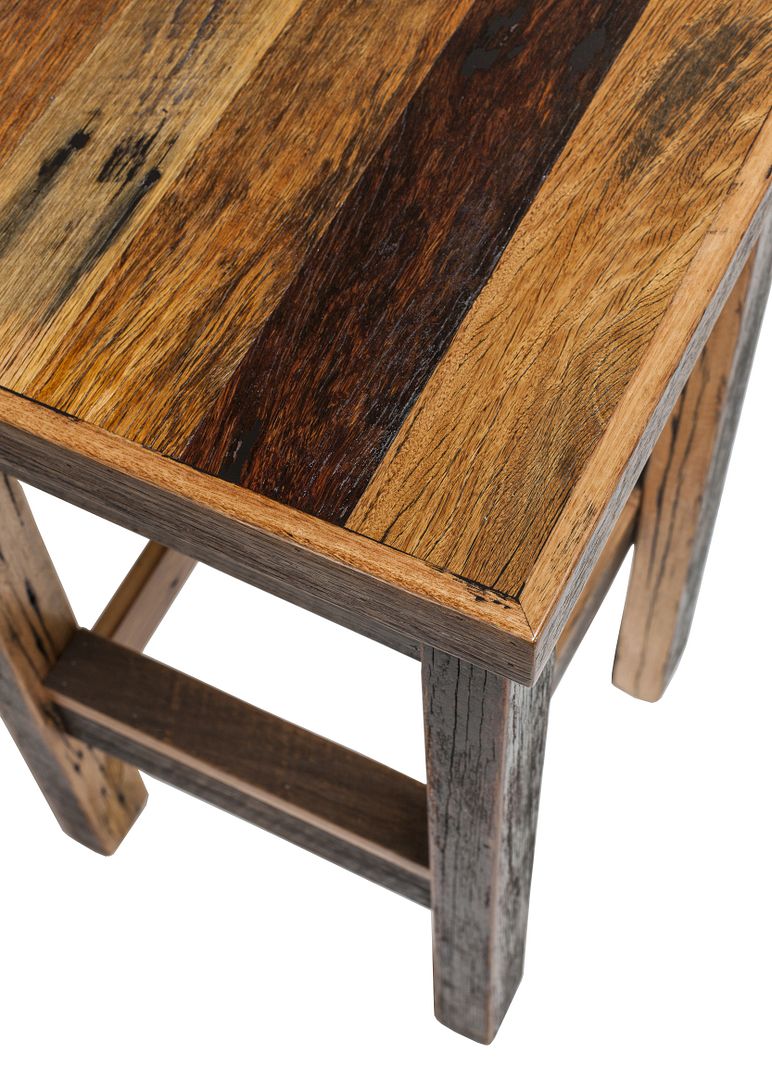 Australian Made Solid Hardwood Timber Bar Stool in Blonde Matt Finish - Cosy Abode