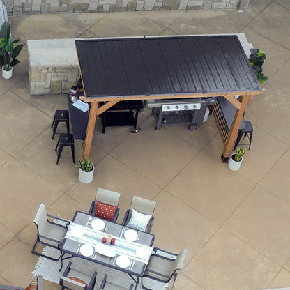 Backyard Discovery Saxony Grill/BBQ XL Gazebo - Cosy Abode