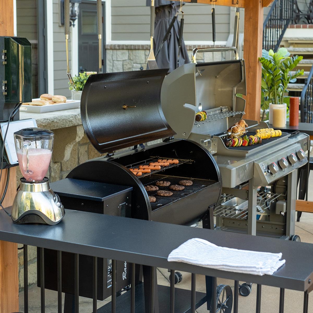 Backyard Discovery Saxony Grill/BBQ XL Gazebo - Cosy Abode