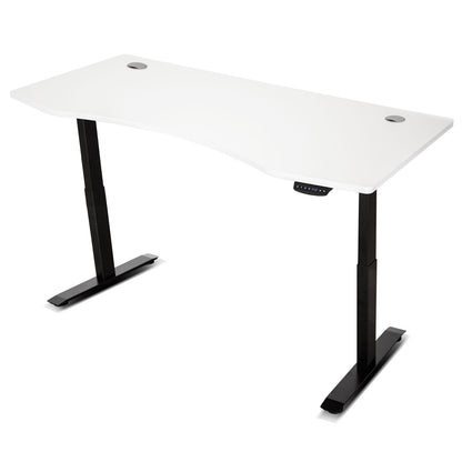 Lifespan Fitness V-FOLD Treadmill with ErgoDesk Automatic Standing Desk 1800mm in White/Black - Cosy Abode