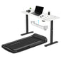 Lifespan Fitness V-FOLD Treadmill with ErgoDesk Automatic Standing Desk 1800mm in White/Black with Cable Management - Cosy Abode