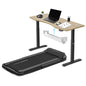 Lifespan Fitness V-FOLD Treadmill with ErgoDesk Automatic Standing Desk 1500mm in Oak/Black with Cable Management - Cosy Abode