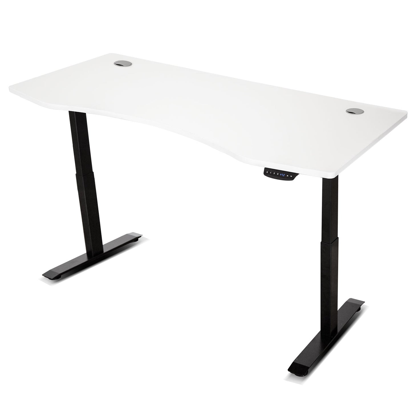 LSG Nimbus Walking Pad Treadmill + ErgoDesk Automatic Standing Desk 1800mm (White) - Cosy Abode